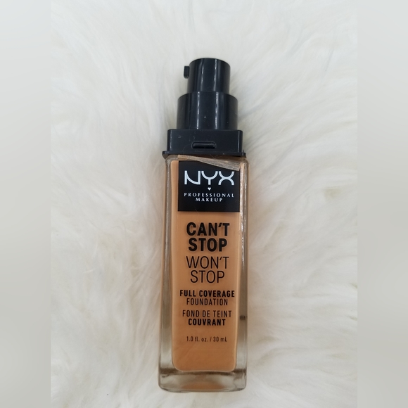 NYX Can't Stop Wont Stop Full Coverage Foundation. Shade: Neutral Tan. - Picture 1 of 2